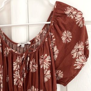 Madewell Linen Blend Sophia dress